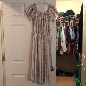 Off the shoulder floral dress